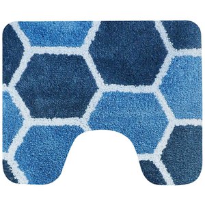 Rennes Toilettenvorleger 60x50cm blau