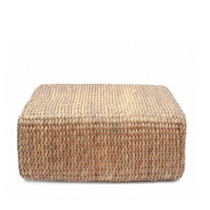 The Hyacinth Pouffe Square - Natural - M