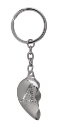 Metal Keychain, Broken Heart,