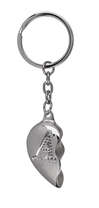 Metal Keychain, Broken Heart,