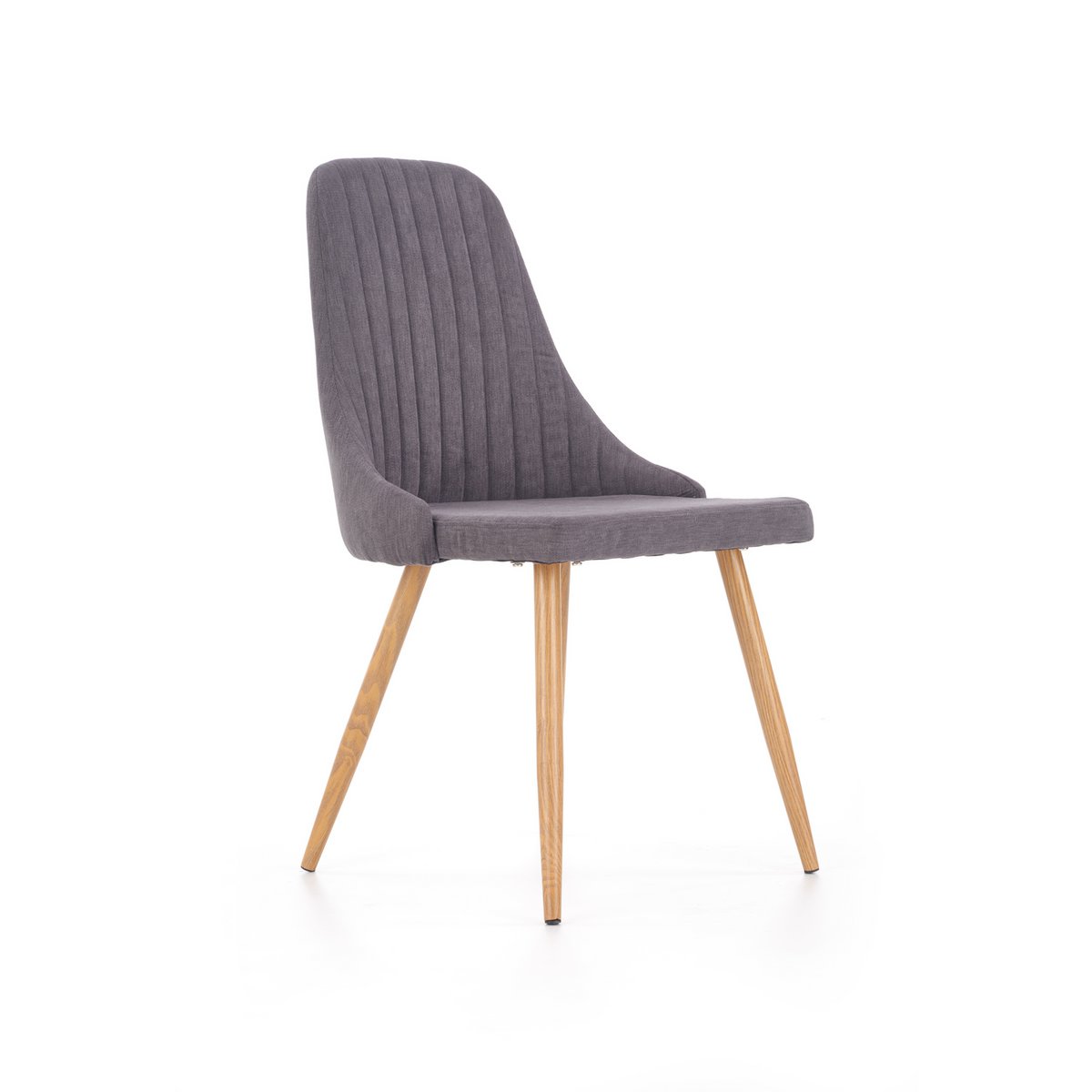 Silla de comedor de lanan gris