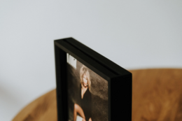 Frame di display da record in vinile in legno, cornice di quercia per arte dell'album da 12 pollici, supporto di copertina LP indipendente per ripiani o pareti