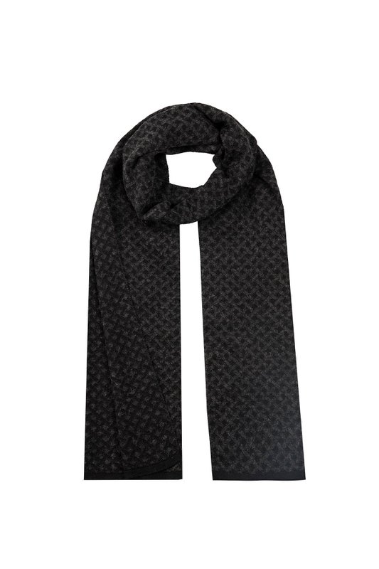 Écharpe hittite noire gris