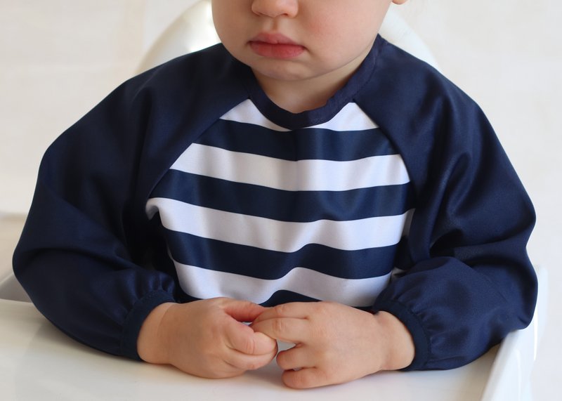 Snazzy Kid Wodoodporny śliniaczek z długim rękawem