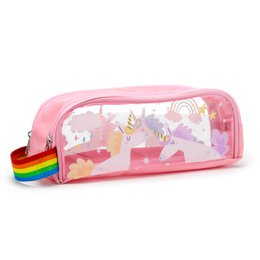 Einhorn Magic Federmäppchen mit transparentem Fenster