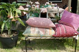 Housse de Coussin Vintage Kantha 40x60 cm