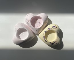 Eksklusivt: Open Heart Collection - Hjerteformet fyrfadsstage