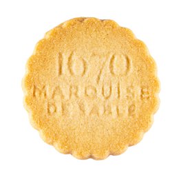 Shortbread biscuits assortment of plain shortbread pure fresh butter, with raspberry chips and chocolate chips - metal box "Dans un jardin" 300 g