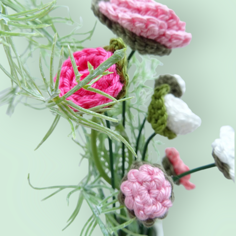 Bouquet Rose/blanc
