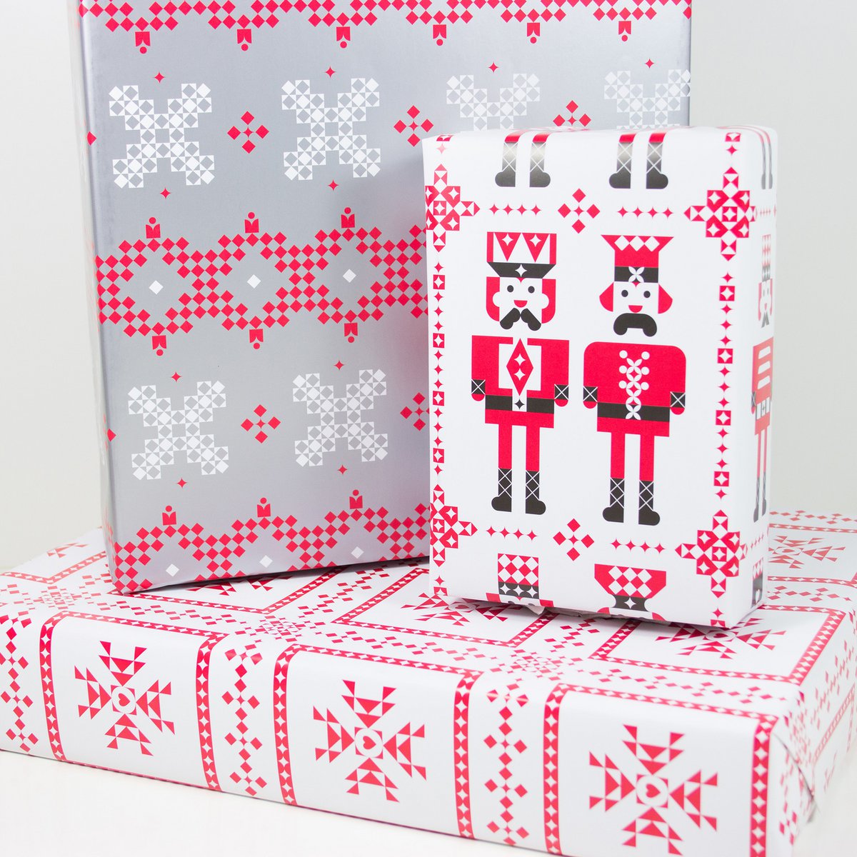 Geschenkpapier Nussknacker