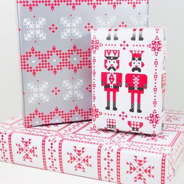 Geschenkpapier Nussknacker