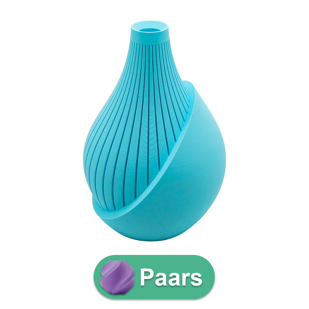 Jarrón Elodie 3D - Jarrón impreso en 3D - PLA sostenible - Apto para flores artificiales