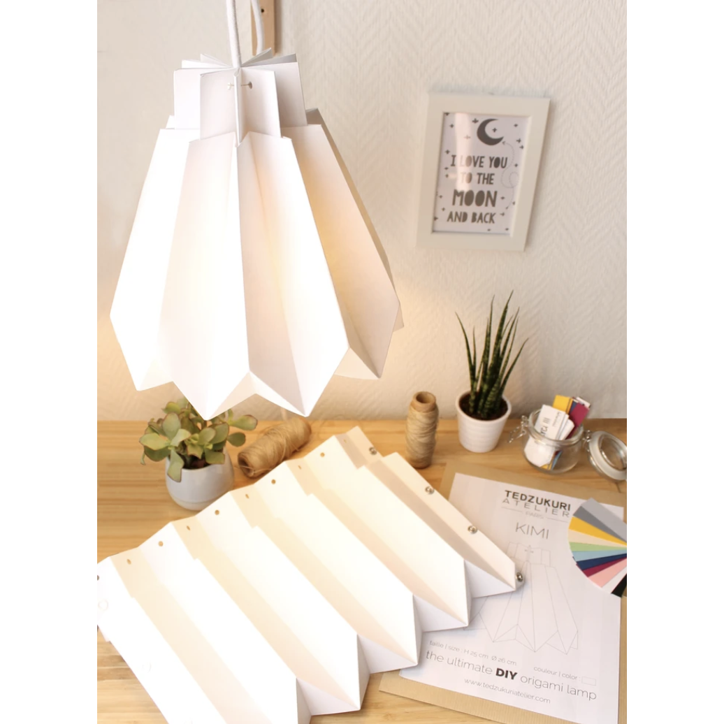 Lámpara colgante Origami Paper - Kit DIY