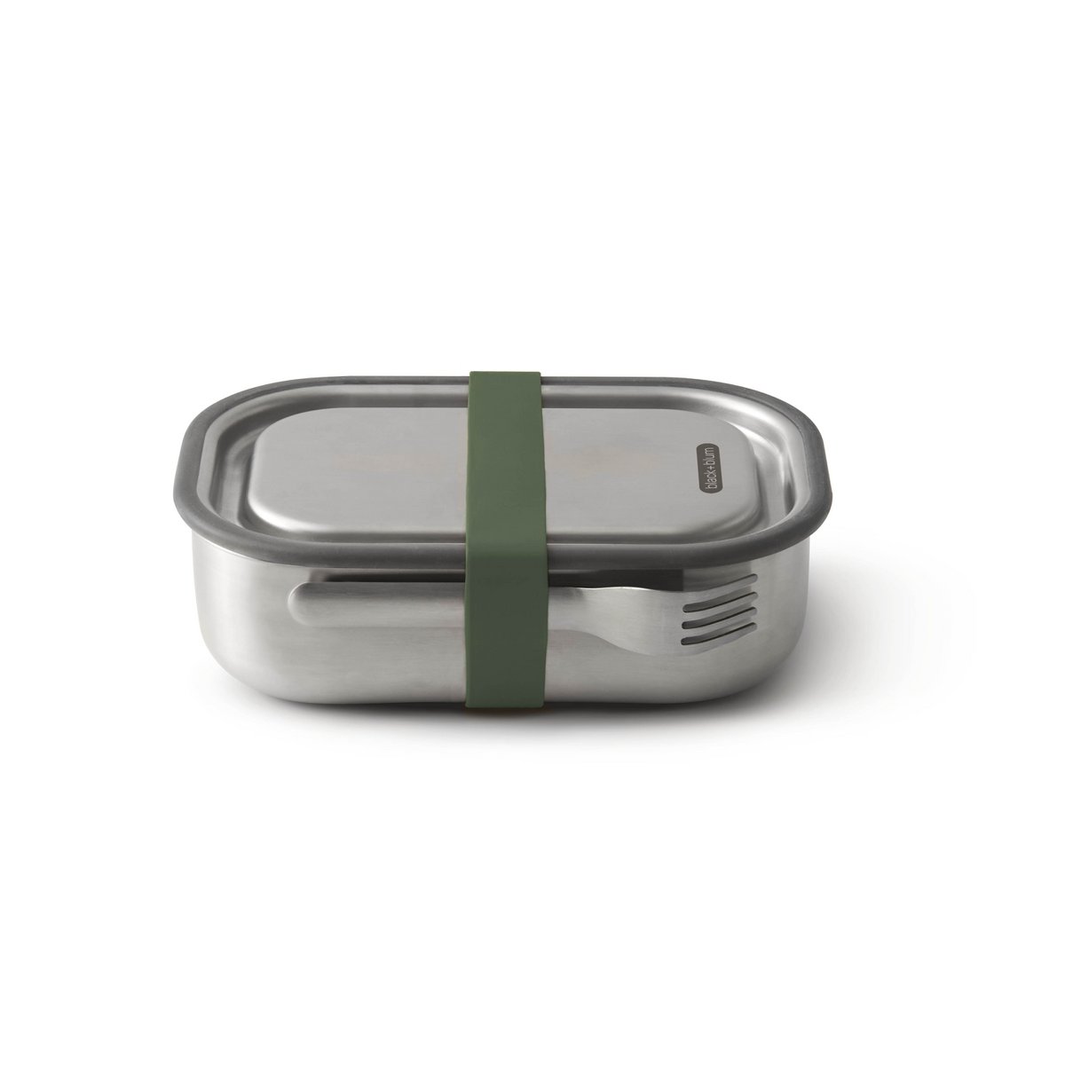 BLACK + BLUM Lunch Box 3 in 1 - Stainless steel | Waterproof | 1L | Olive
