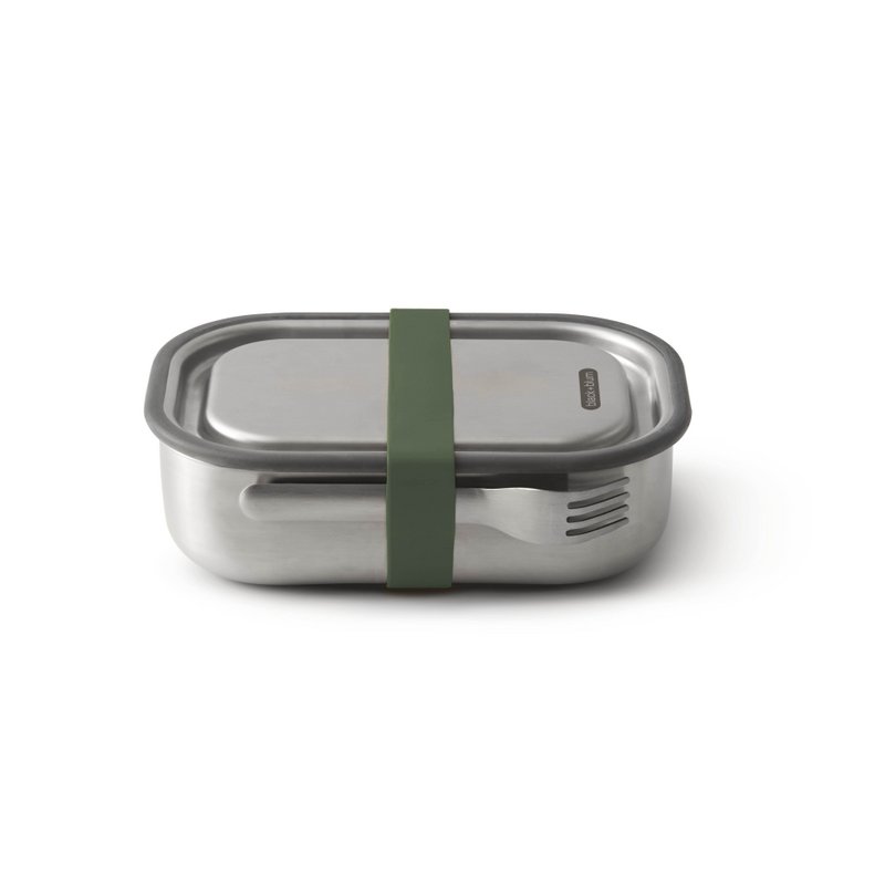 BLACK + BLUM Lunch Box 3 in 1 - Stainless steel | Waterproof | 1L | Olive