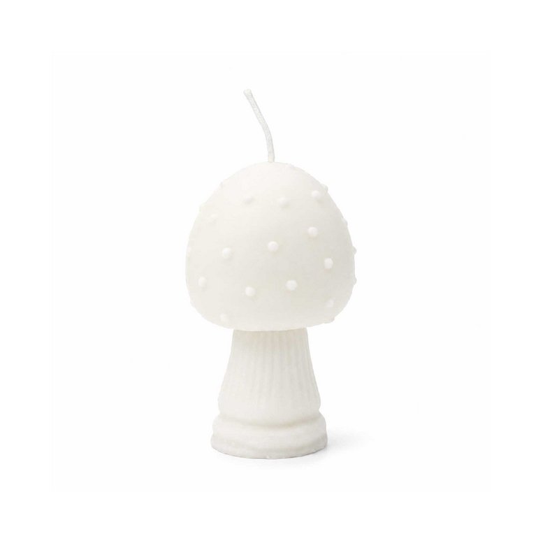 Ordinate-Woodland Mushroom Candle-01 Mushroom candle made of soy wax and beeswax | Handmade decorative candle | Cottagecore home decor | Gift for book lovers | Christmas candle