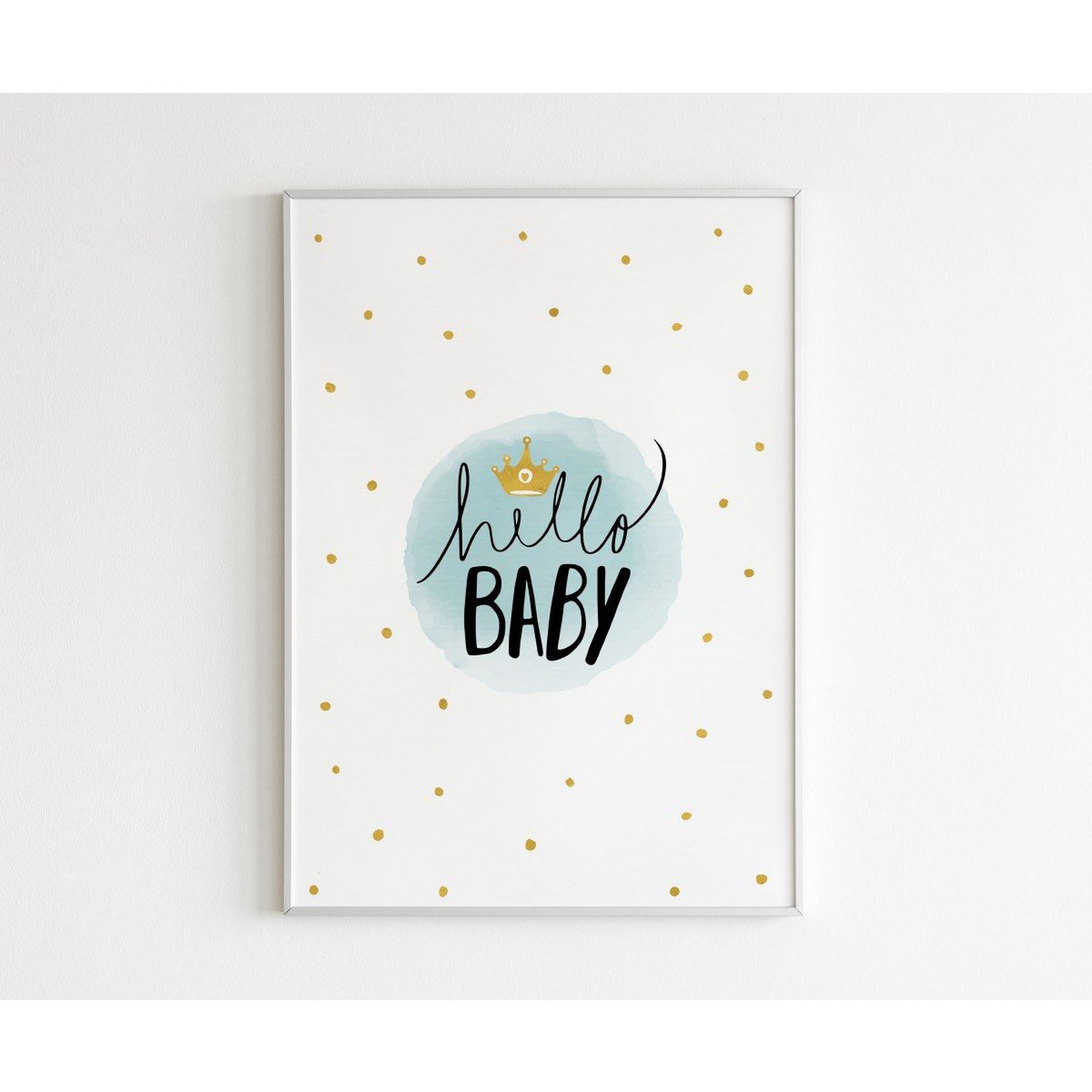 Poster Hello Baby (blu)