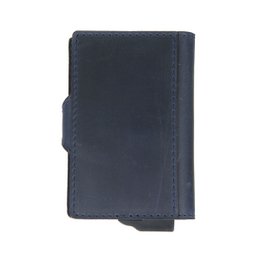 Card Case Plus Wallet Vintage Blue