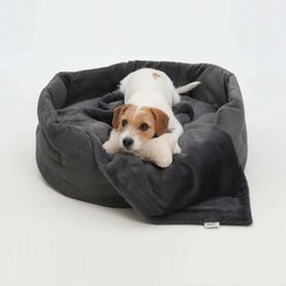 Hundekörbchen Chelsea Cord graphit