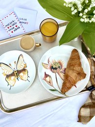 Botanical Wonders - Set of 4 breakfast plates