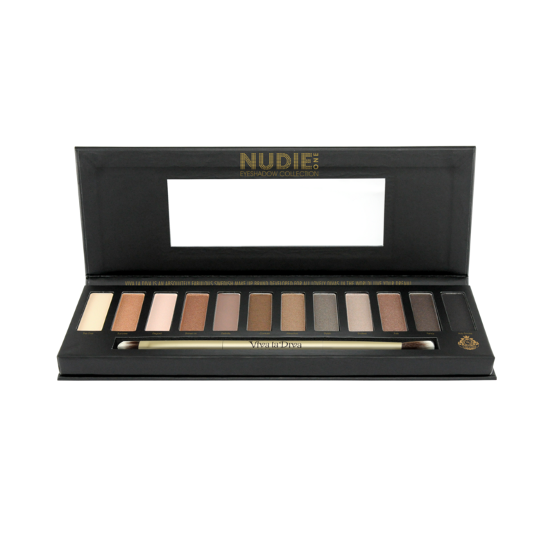 Nudie One VIVA LA DIVA vegane Lidschattenpalette – 12 Farben