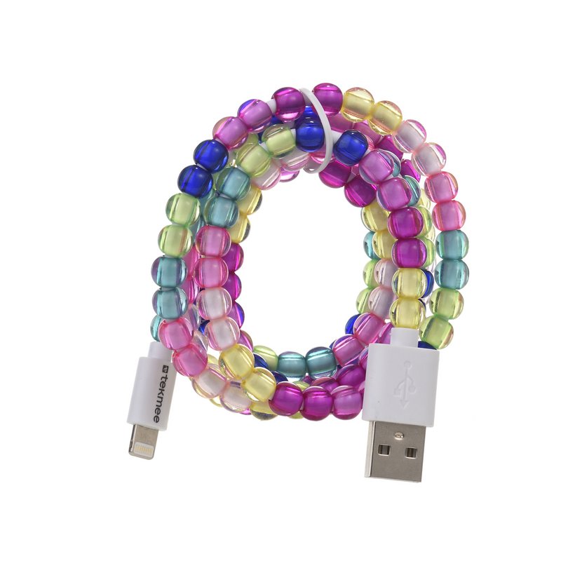 TEKMEE 1M USB RAYOS COLOR PERLAS CBL