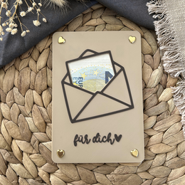 Money gift card - creative packaging for money gifts - financial injection, thank you & gift idea thank you envelope