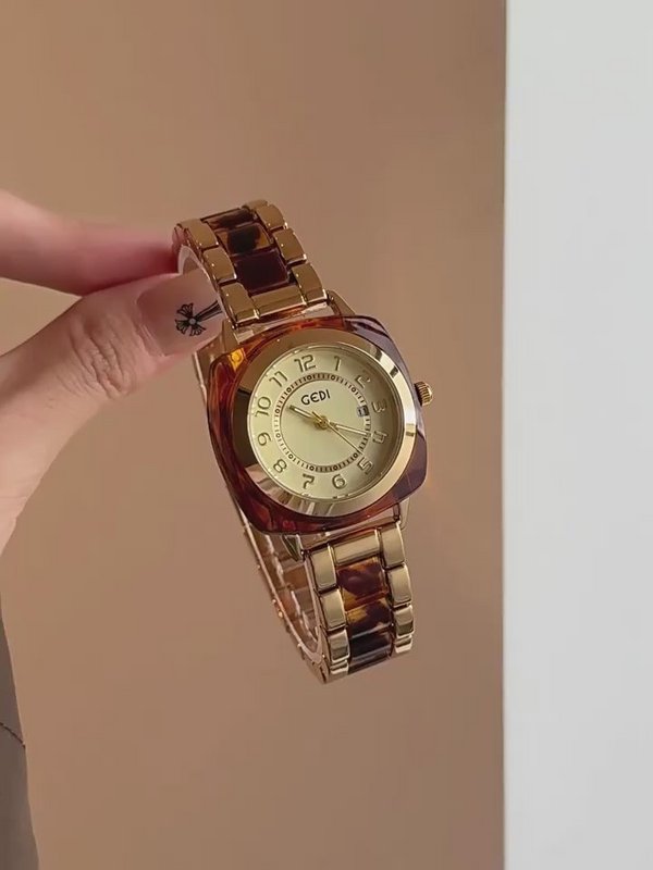 Mindu - Square Statement Retro Women's Watch
