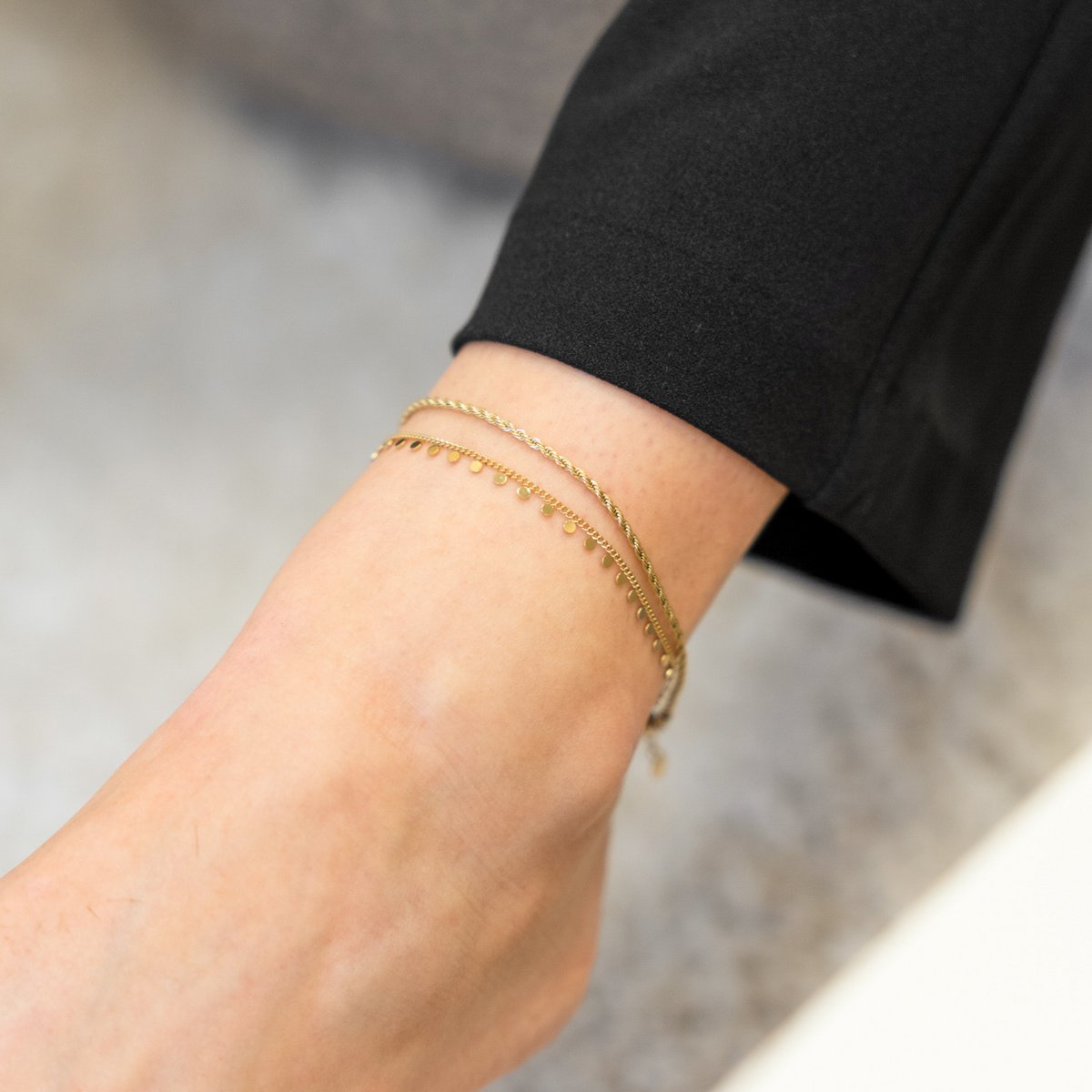 ANKLET SMÅ CIRKLER