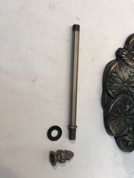 Duża lampa stołowa Tiffany gumowa podstawa średnica 40 cm Belle Amber seria LG232320