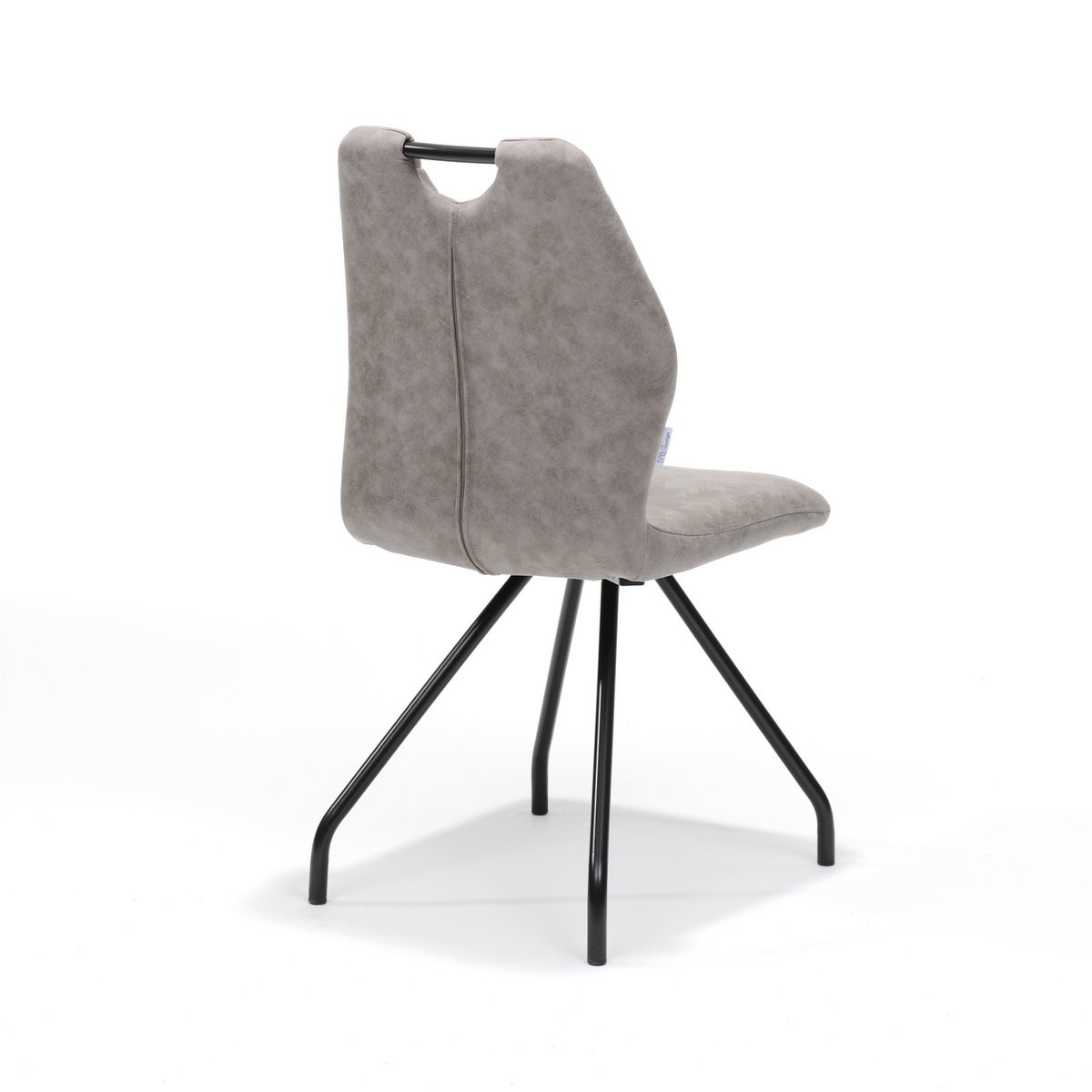 Stuhl Carlos Black Stoff weiche Kiesel