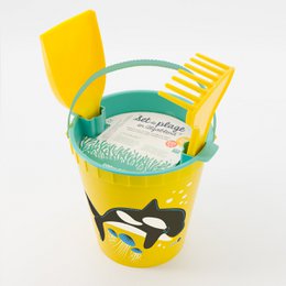 Giocattolo da spiaggia in alghe, Secchio, Made in France - ORCA