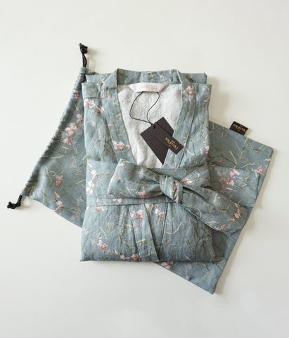 Lininis Chalatas Kimono Dreamy
