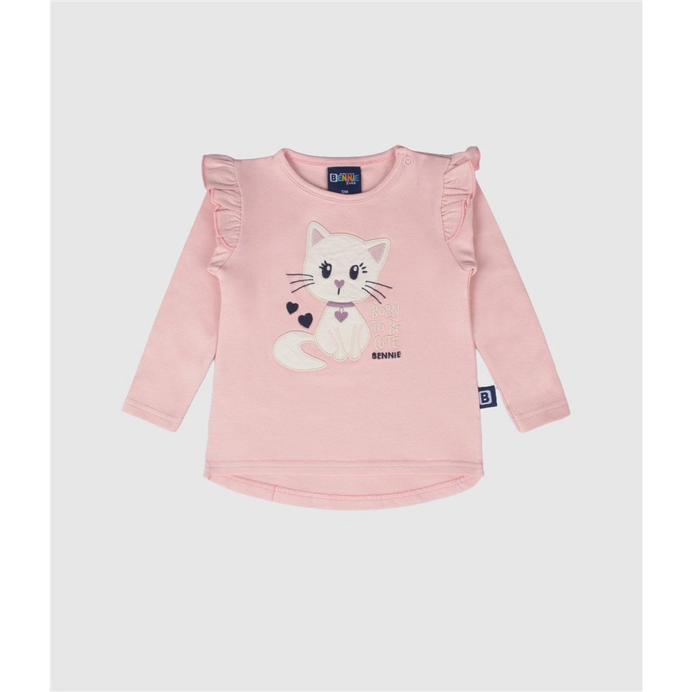 Born schattige top met lange mouwen