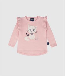 Born schattige top met lange mouwen