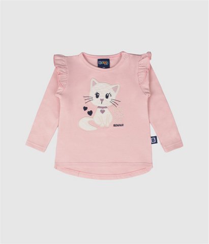 Born schattige top met lange mouwen