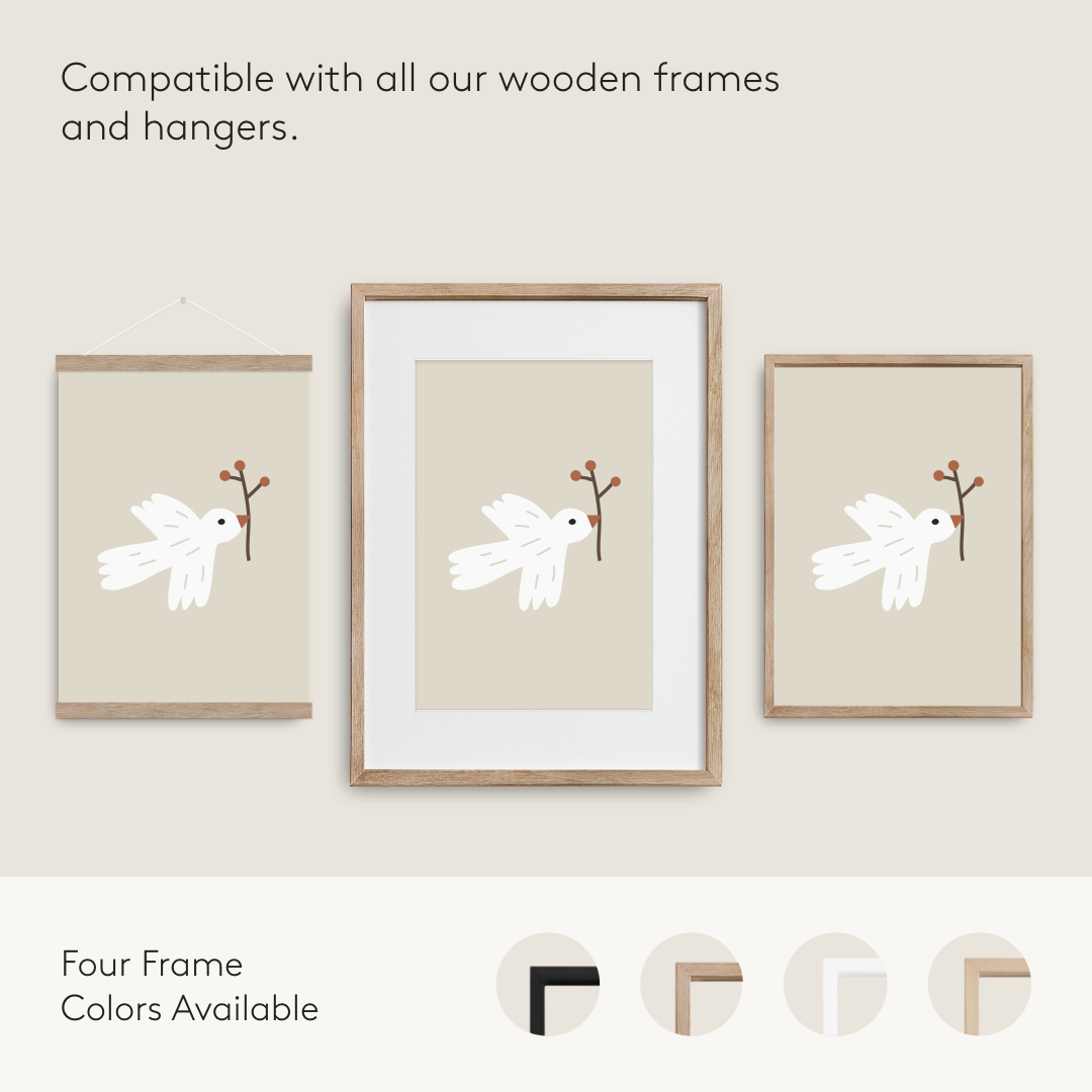 Lama Aviator Poster - BlueSky, Eco-papier en verpakking