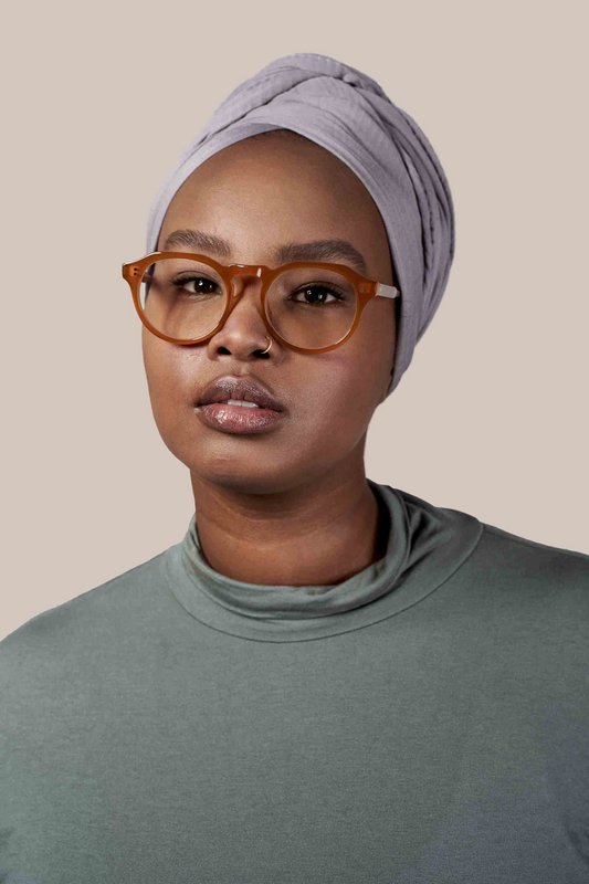 Blue light blocking glasses, Jamie model, acetate frame, sunrise color