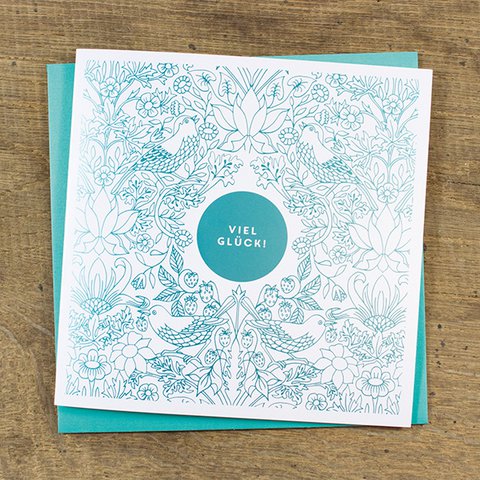 Greeting card good luck