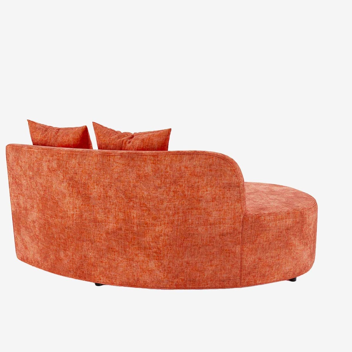 Módulo sofá – Sillón esquinero Alba de terciopelo ocre