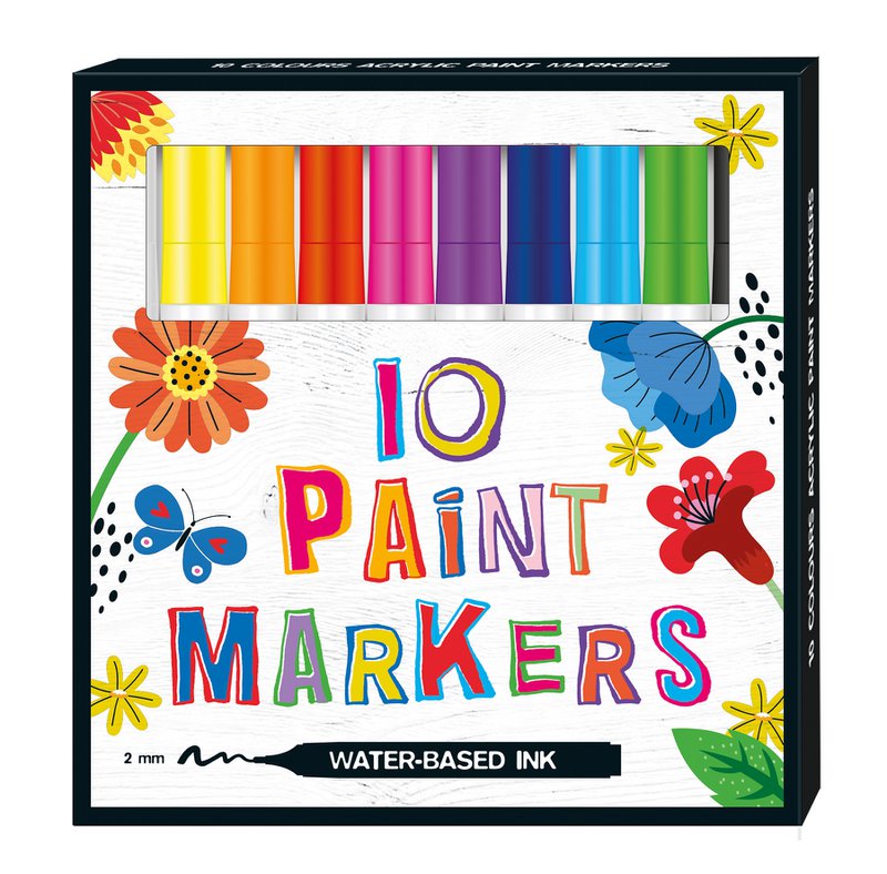 Display 10 x 10 Paintmarkers æske