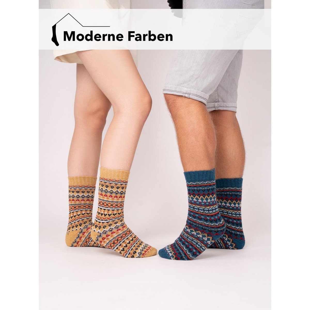 Quelques chaussettes en laine à 45%