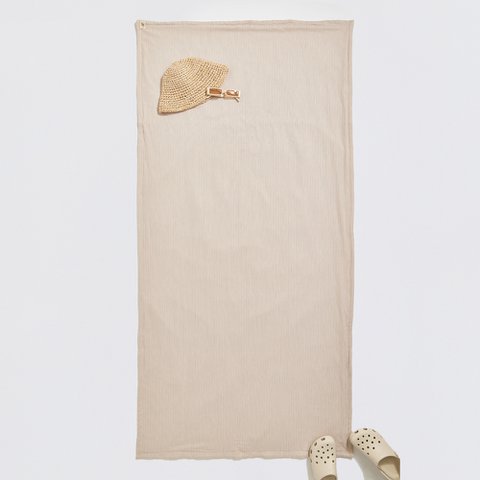 “Mama's mat” cotton canvas beach / yoga mat