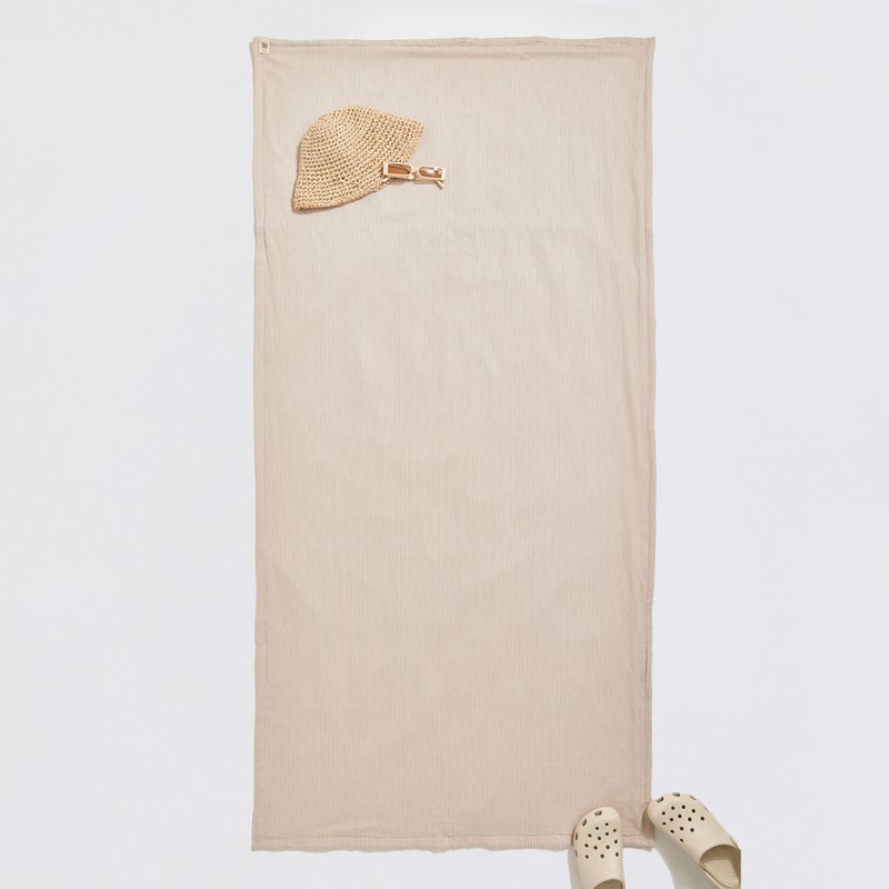 “Mama's mat” cotton canvas beach / yoga mat