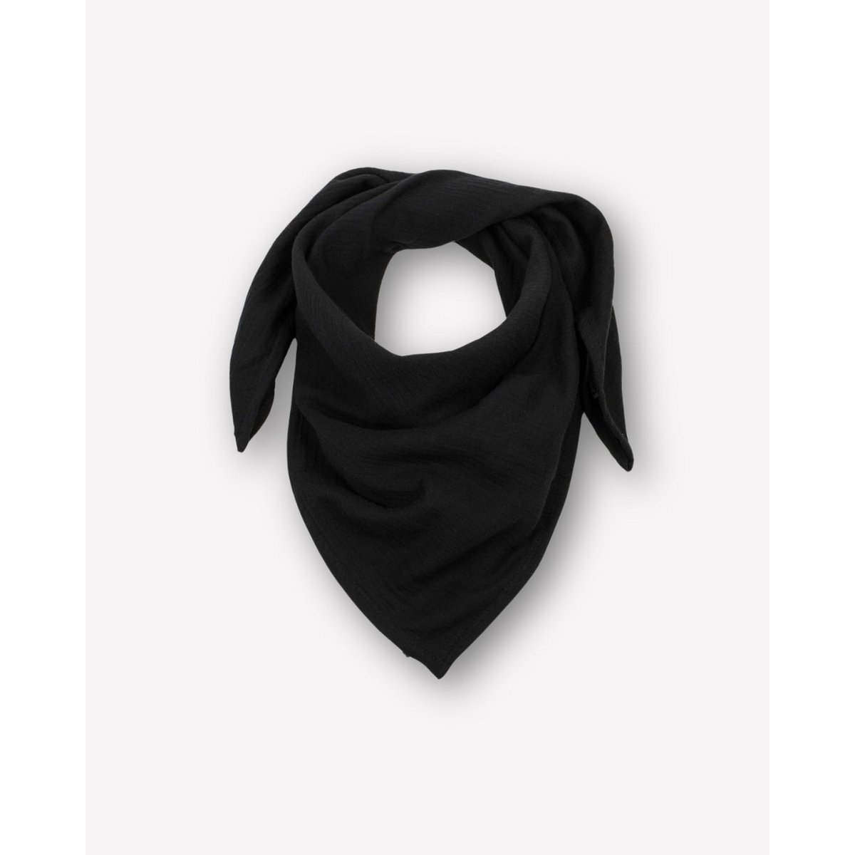 Foulard mousseline bébé • Noir