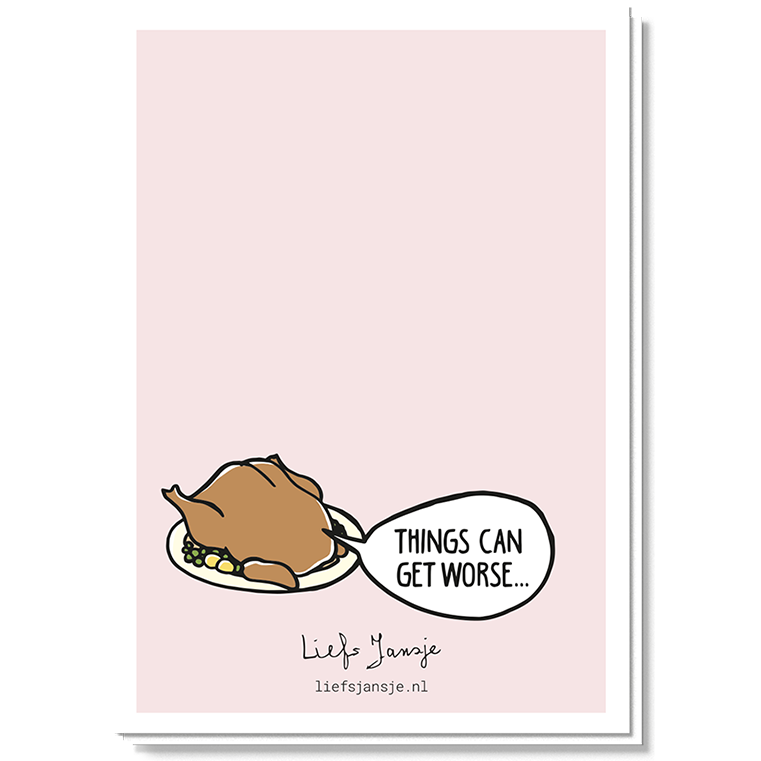 Humour de carte de Noël | dinde