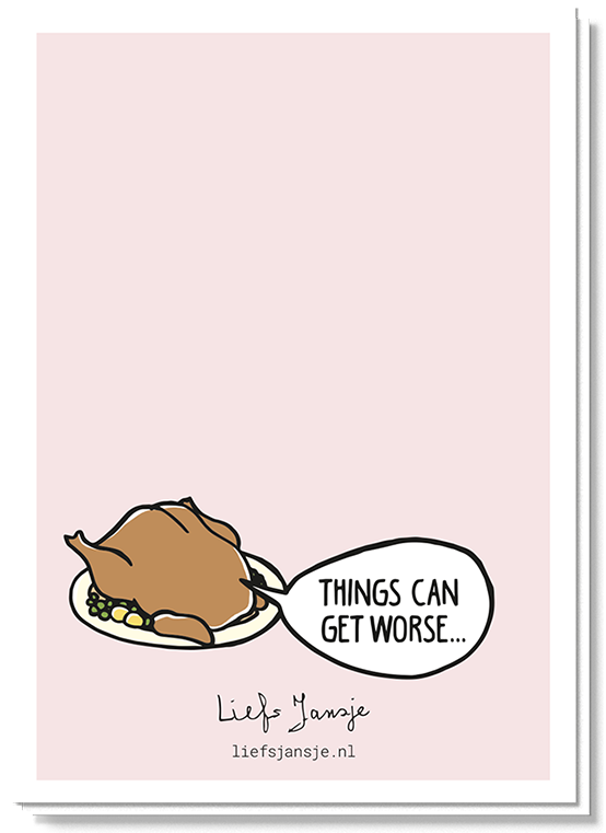 Humour de carte de Noël | dinde