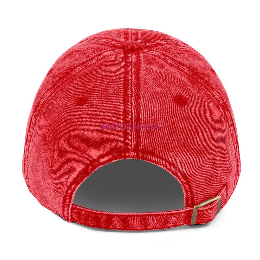 Gorra vintage REBEL GIRL Gorra vintage de sarga de algodón