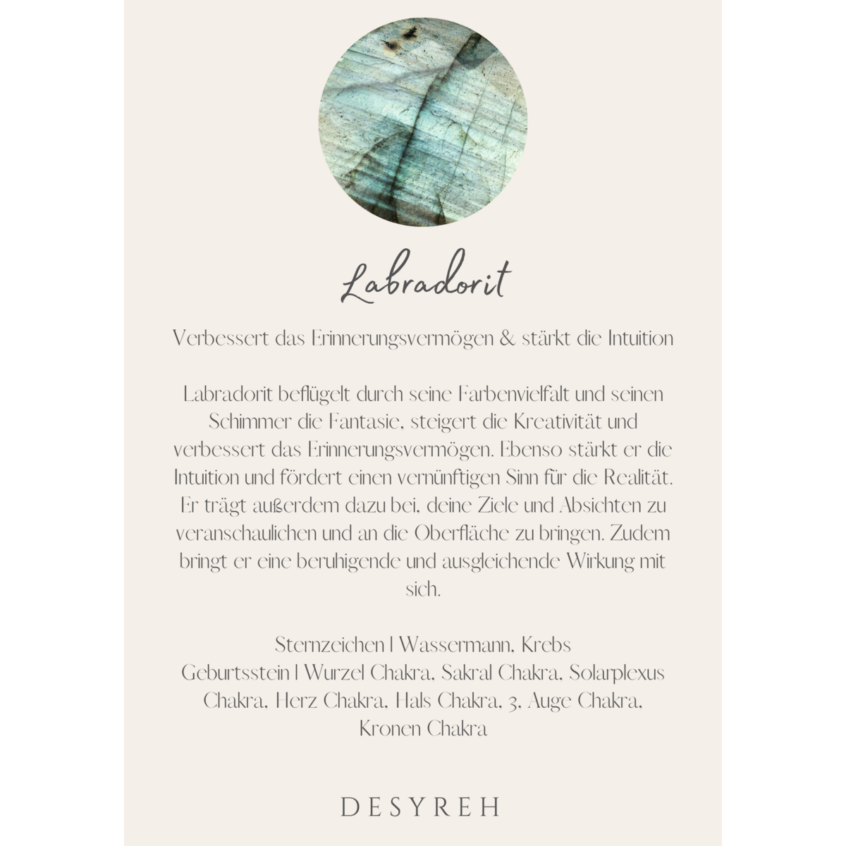 Gem Candy | Labradorit Kette