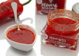 Confiture de poivrons gourmands bio à 85% de fruits, 305g